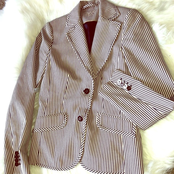 Mango Jackets & Blazers - MNG Pinstripe Suit Jacket